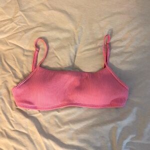 Pink bikini top